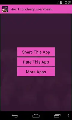 Heart Touching Love Poems android App screenshot 0